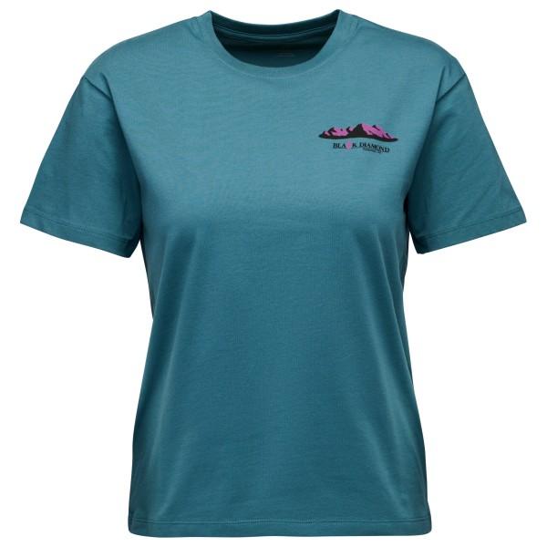 Женская футболка с короткими рукавами и горным пейзажем Black Diamond, голубой
Женская футболка с короткими рукавами и горным пейзажем Black Diamond, голубой