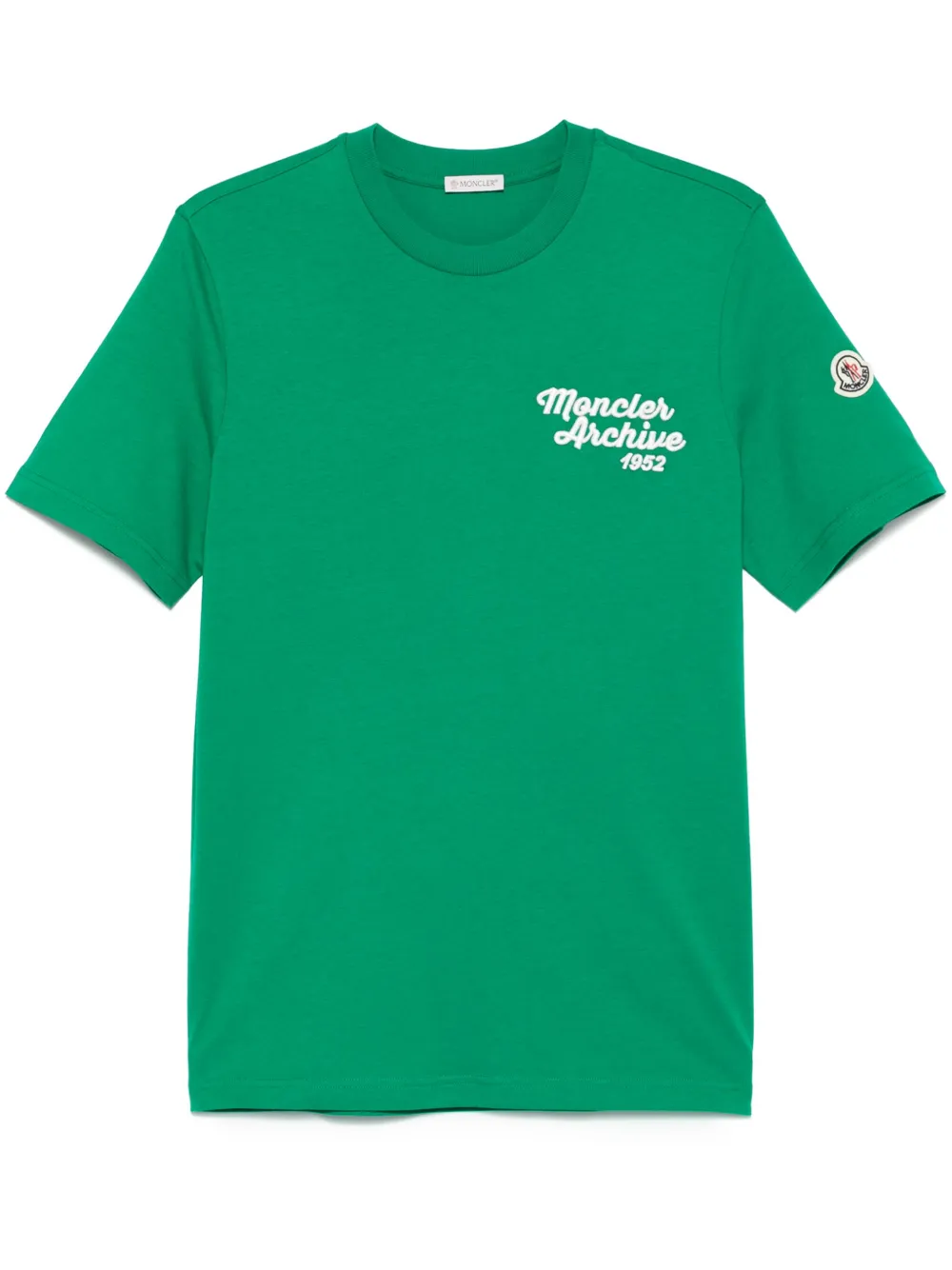 Футболка с вышитым логотипом MONCLER, зеленый
Футболка с вышитым логотипом MONCLER, зеленый