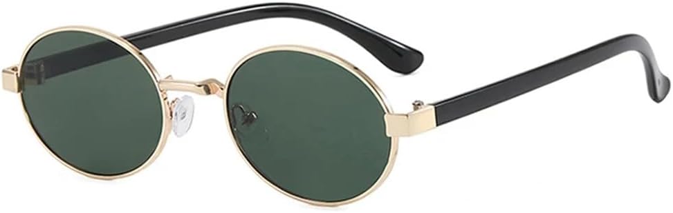 Солнцезащитные очки UV400 с защитой от УФ-излучения — маленькая металлическая оправа, овальный градиент, панк-стиль, для женщин и мужчин, для бега и занятий спортом на открытом воздухе UYPTK, Golden Black Green
Солнцезащитные очки UV400 с защитой от УФ-излучения — маленькая металлическая оправа, овальный градиент, панк-стиль, для женщин и мужчин, для бега и занятий спортом на открытом воздухе UYPTK, Golden Black Green