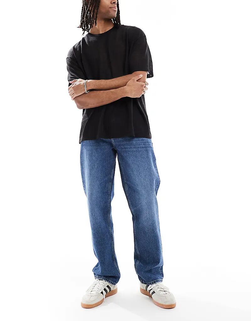 Джинсы Lee Haden прямого кроя, средне-синего цвета
Джинсы Lee Haden прямого кроя, средне-синего цвета