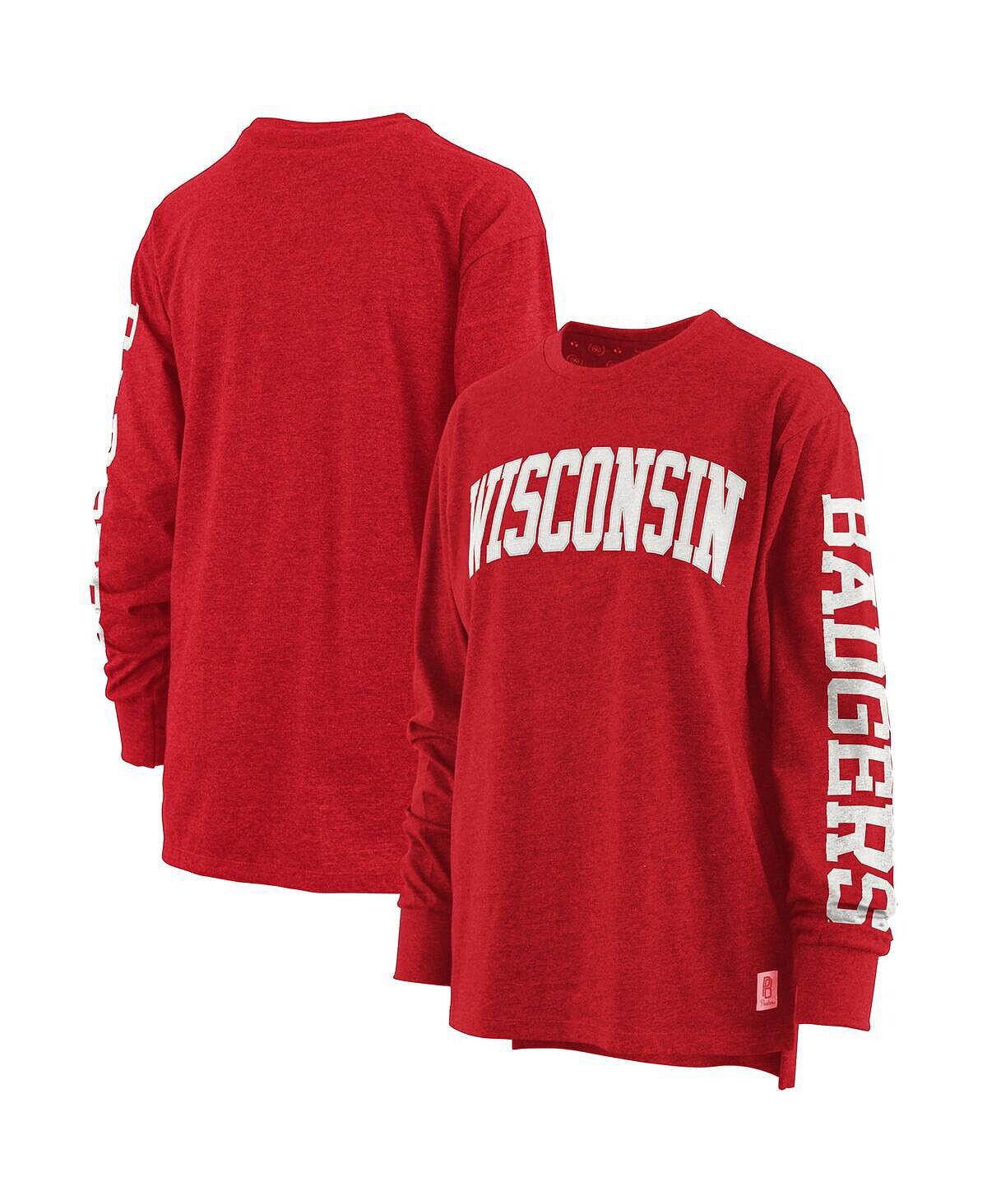 Женская красная футболка большого размера с длинным рукавом Wisconsin Badgers Two-Hit Canyon Pressbox, красный
Женская красная футболка большого размера с длинным рукавом Wisconsin Badgers Two-Hit Canyon Pressbox, красный