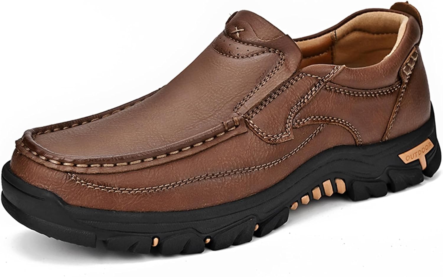 Мужские кожаные повседневные лоферы VOCECO для улицы, легкие, с нескользящей подошвой для ходьбы, вождения и походов, коричневый
Мужские кожаные повседневные лоферы VOCECO для улицы, легкие, с нескользящей подошвой для ходьбы, вождения и походов, коричневый