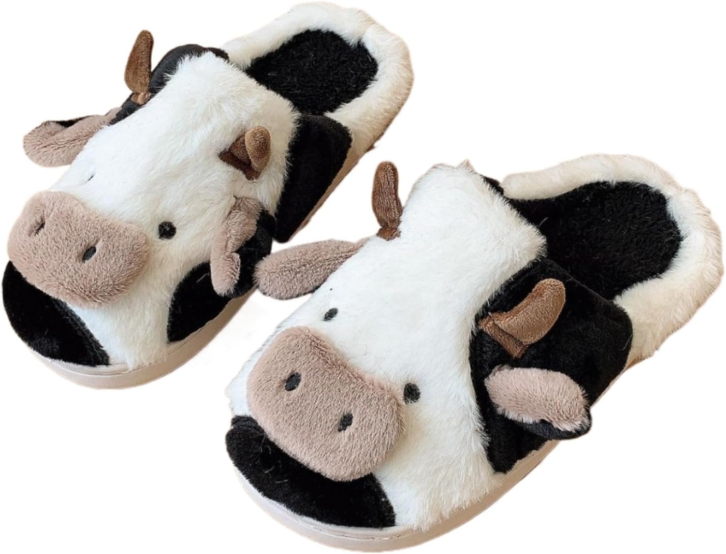 Домашние тапочки Azttoztto с принтом коровы для женщин и мужчин - теплые мягкие тапочки с нескользящей подошвой, с толстым флисовым утеплителем для комфортного ношения зимой дома, Rabbit Hair Cow
Домашние тапочки Azttoztto с принтом коровы для женщин и мужчин - теплые мягкие тапочки с нескользящей подошвой, с толстым флисовым утеплителем для комфортного ношения зимой дома, Rabbit Hair Cow