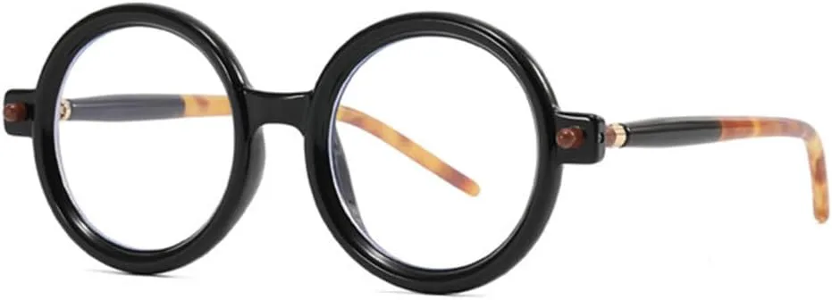 Модные двухцветные женские круглые солнцезащитные очки в стиле ретро для мужчин, очки для работы за компьютером с защитой от синего света TYUVIVO, Black Leopard Clear
Модные двухцветные женские круглые солнцезащитные очки в стиле ретро для мужчин, очки для работы за компьютером с защитой от синего света TYUVIVO, Black Leopard Clear