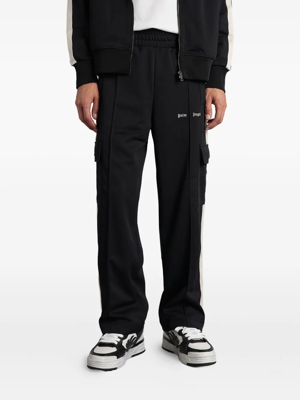 Карго-брюки с боковыми лампасами Palm Angels, черный
Карго-брюки с боковыми лампасами Palm Angels, черный