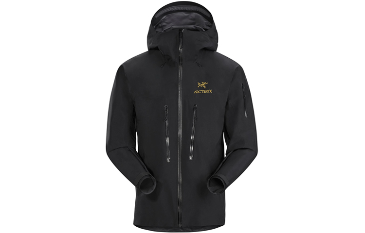 Arcteryx Альфа SV Ветровка для активного отдыха, Black/24k Black 
Arcteryx Альфа SV Ветровка для активного отдыха, Black/24k Black