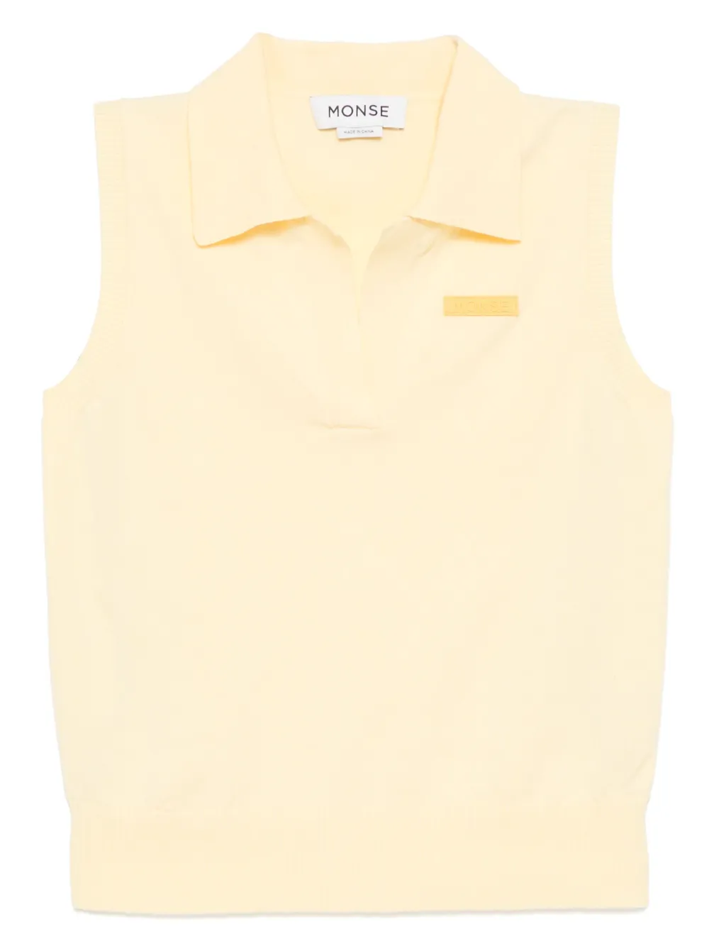 Трикотажная рубашка поло Monse, желтый 
Трикотажная рубашка поло Monse, желтый