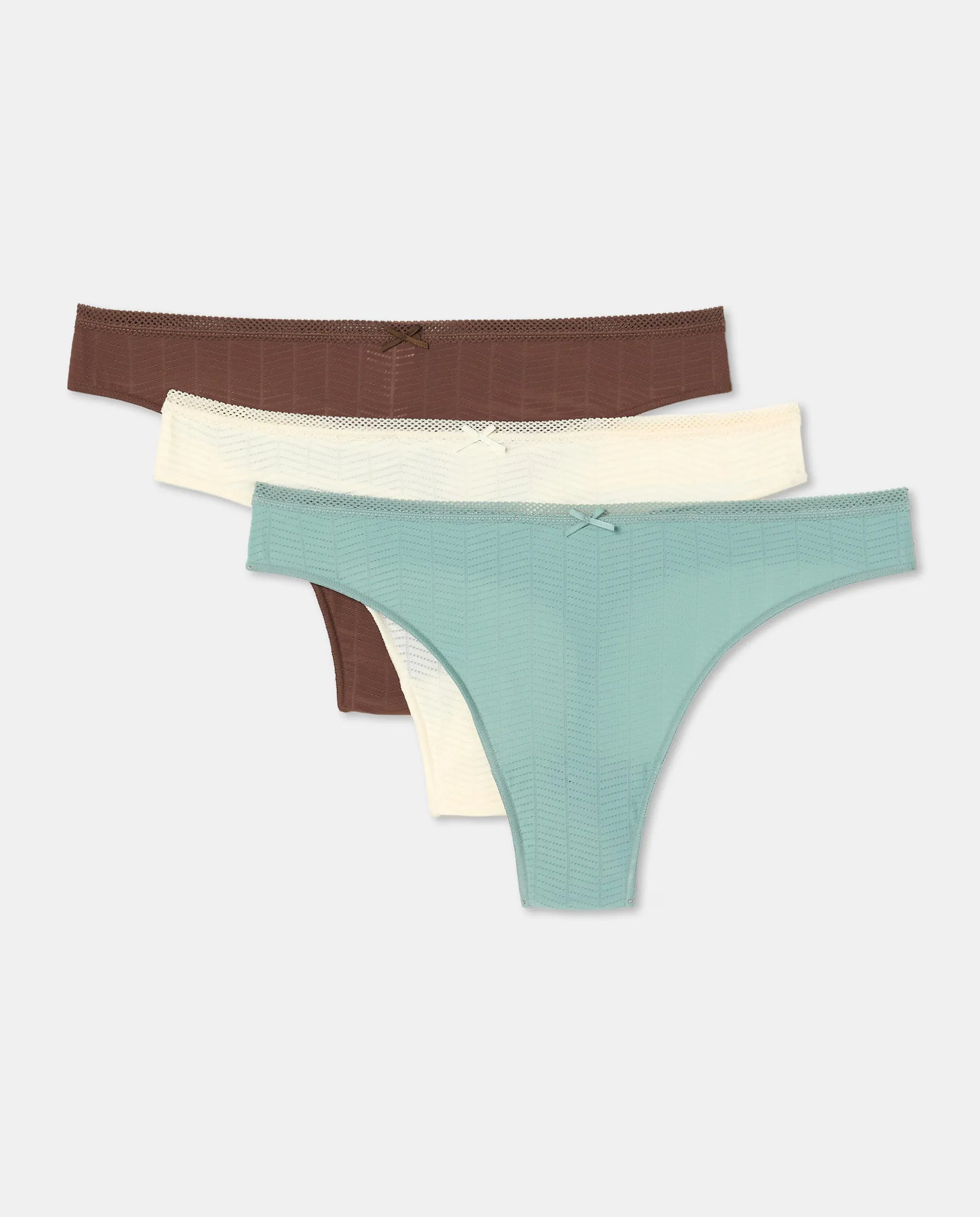 Набор из трех трусиков-танга из микрофибры Énfasis, коричневый
Набор из трех трусиков-танга из микрофибры Énfasis, коричневый