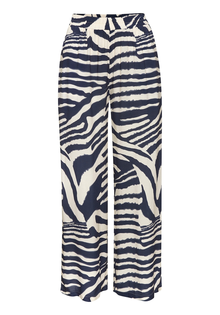 Широкие брюки LASCANA, темно-синий
Широкие брюки LASCANA, темно-синий