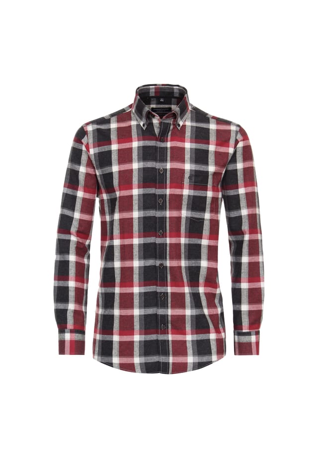 Рубашка свободного кроя в клетку Casamoda, красный
Рубашка свободного кроя в клетку Casamoda, красный