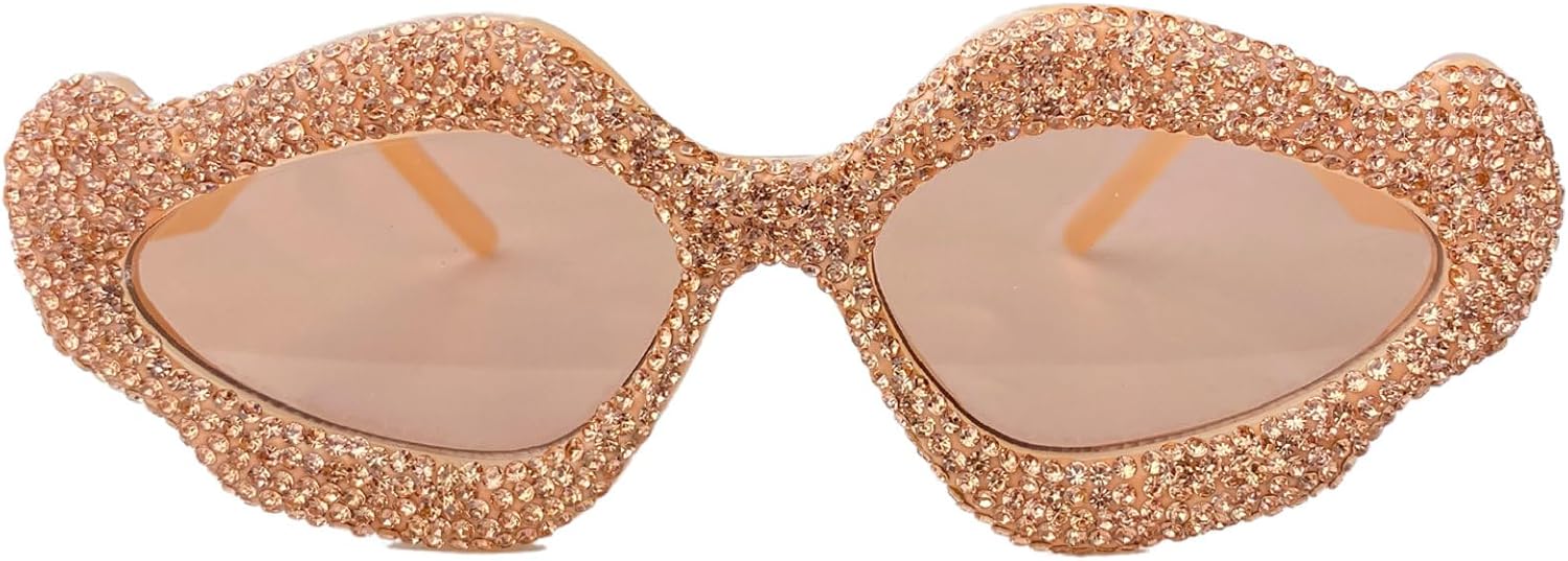 Женские овальные солнцезащитные очки со стразами, 2024 год. Стильная нестандартная форма, кристально чистые бриллиантовые оправы, ювелирный дизайн. Женские очки mincl, Champagne
Женские овальные солнцезащитные очки со стразами, 2024 год. Стильная нестандартная форма, кристально чистые бриллиантовые оправы, ювелирный дизайн. Женские очки mincl, Champagne