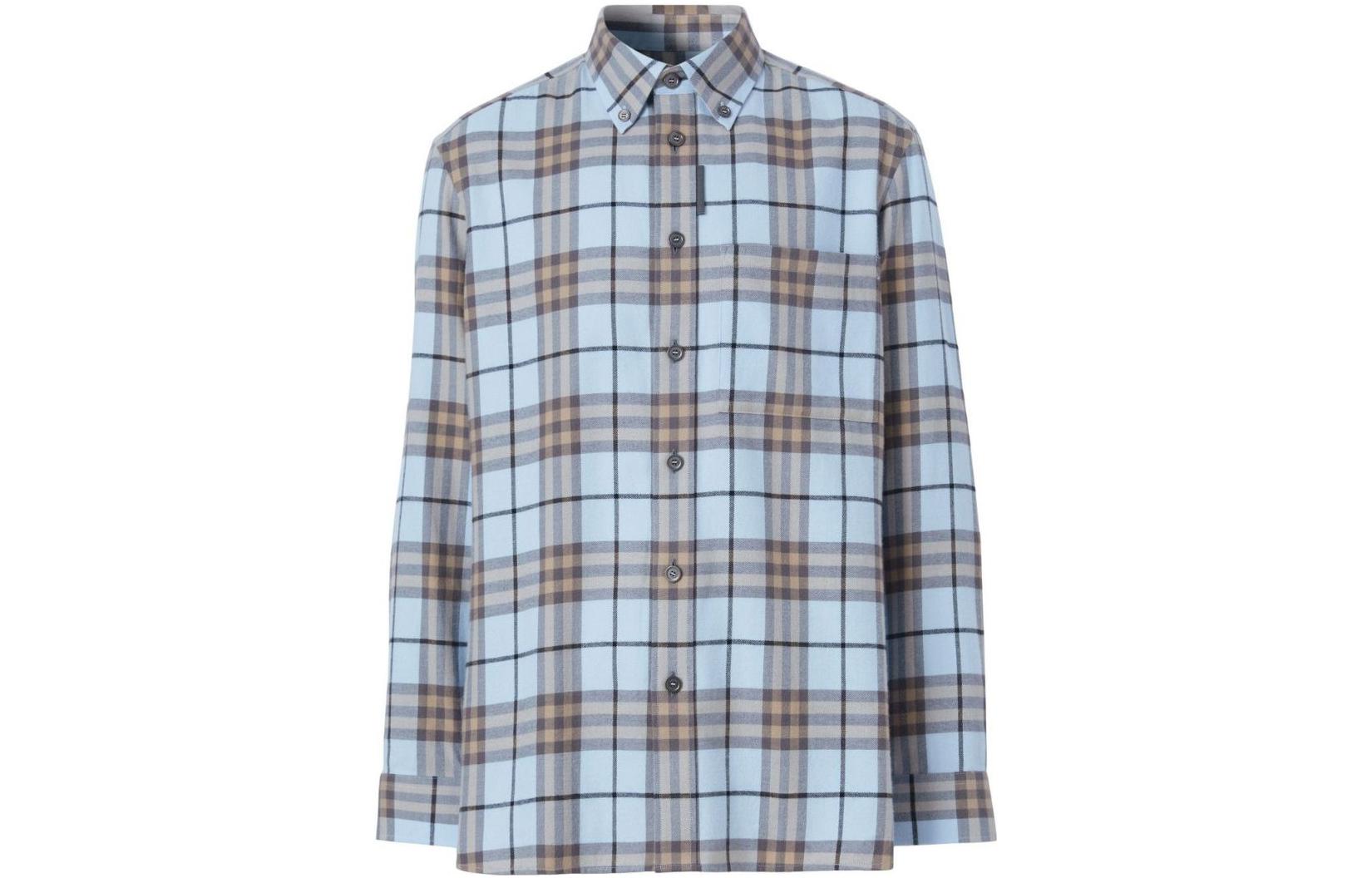 Burberry Мужская синяя рубашка
Burberry Мужская синяя рубашка