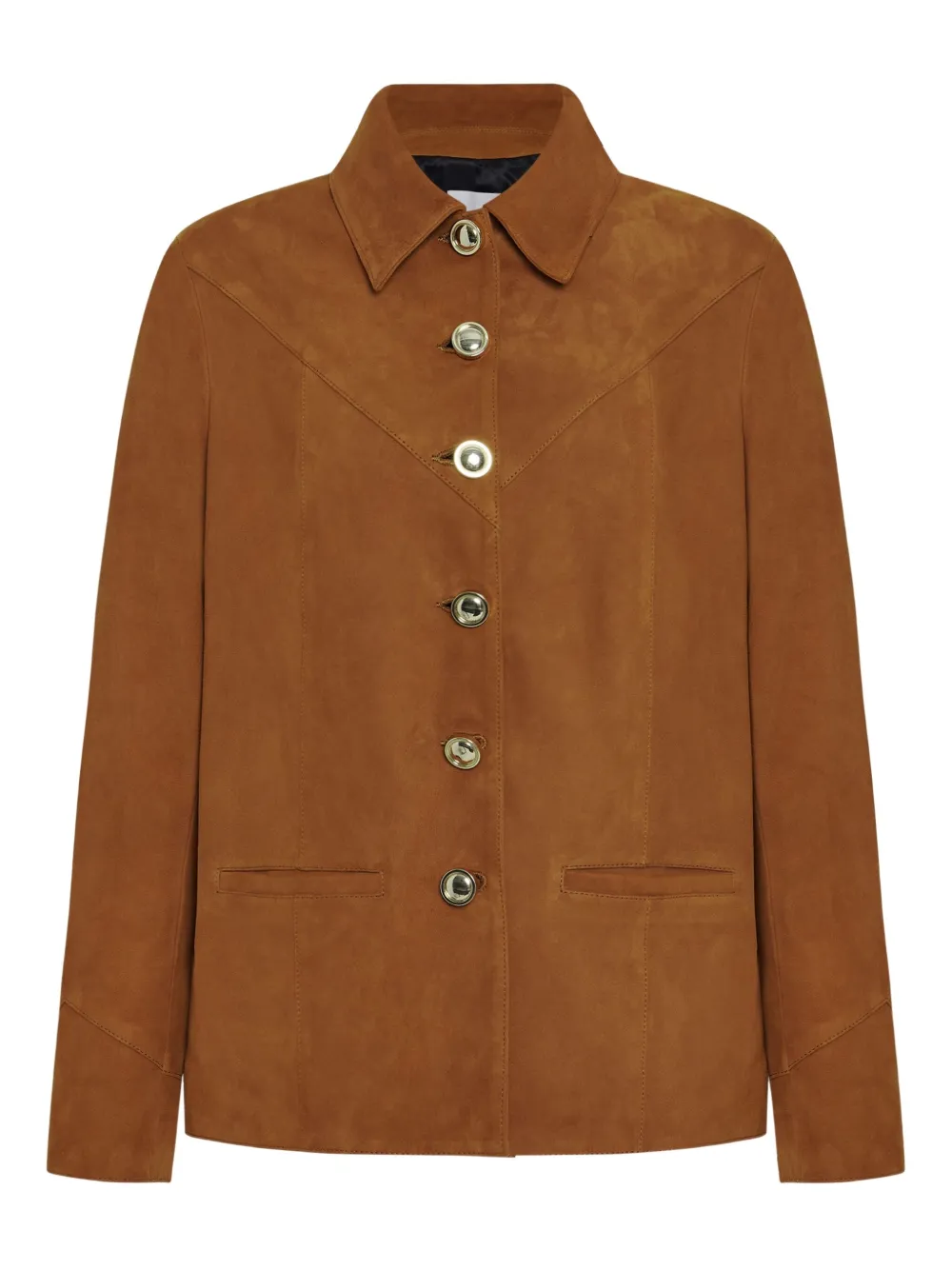 Куртка с декоративными пуговицами Rosetta Getty, коричневый
Куртка с декоративными пуговицами Rosetta Getty, коричневый