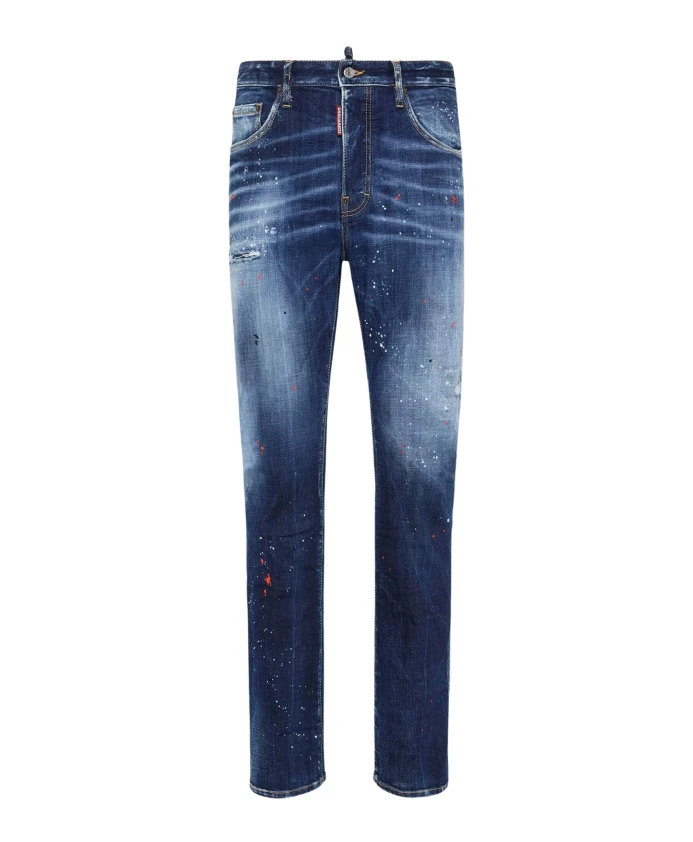 642 рваные прямые джинсы Dsquared2, синий
642 рваные прямые джинсы Dsquared2, синий