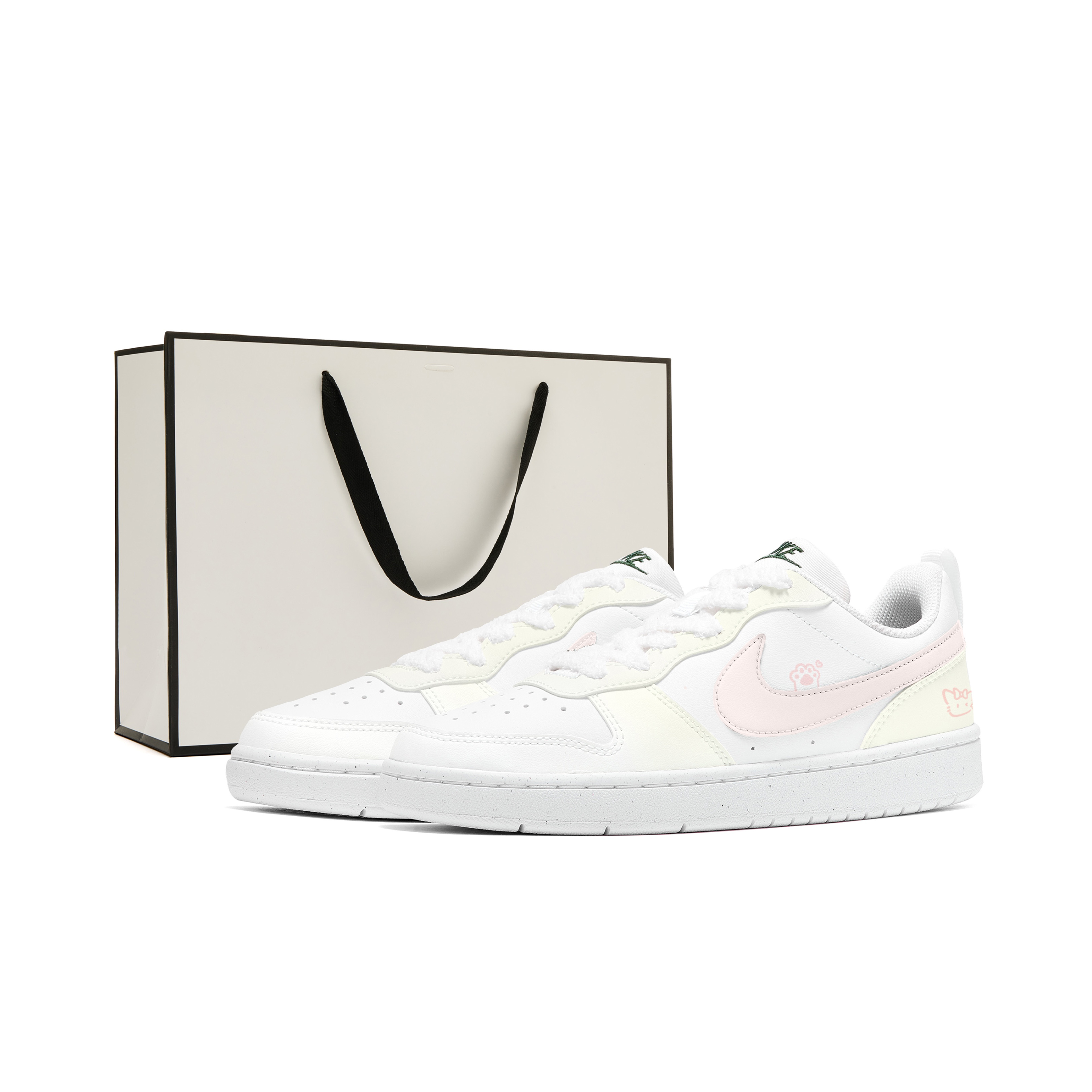 Nike Кроссовки для скейтбординга Court Borough с устойчивой к истиранию амортизацией, дышащие, низкие, для детей, розово-желтые, для подростков
Nike Кроссовки для скейтбординга Court Borough с устойчивой к истиранию амортизацией, дышащие, низкие, для детей, розово-желтые, для подростков