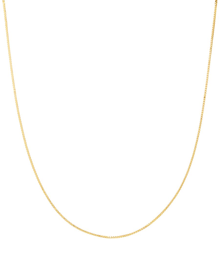 Колье с цельной цепочкой-коробочкой из желтого золота 14 карат Macy's, No Color
Колье с цельной цепочкой-коробочкой из желтого золота 14 карат Macy's, No Color