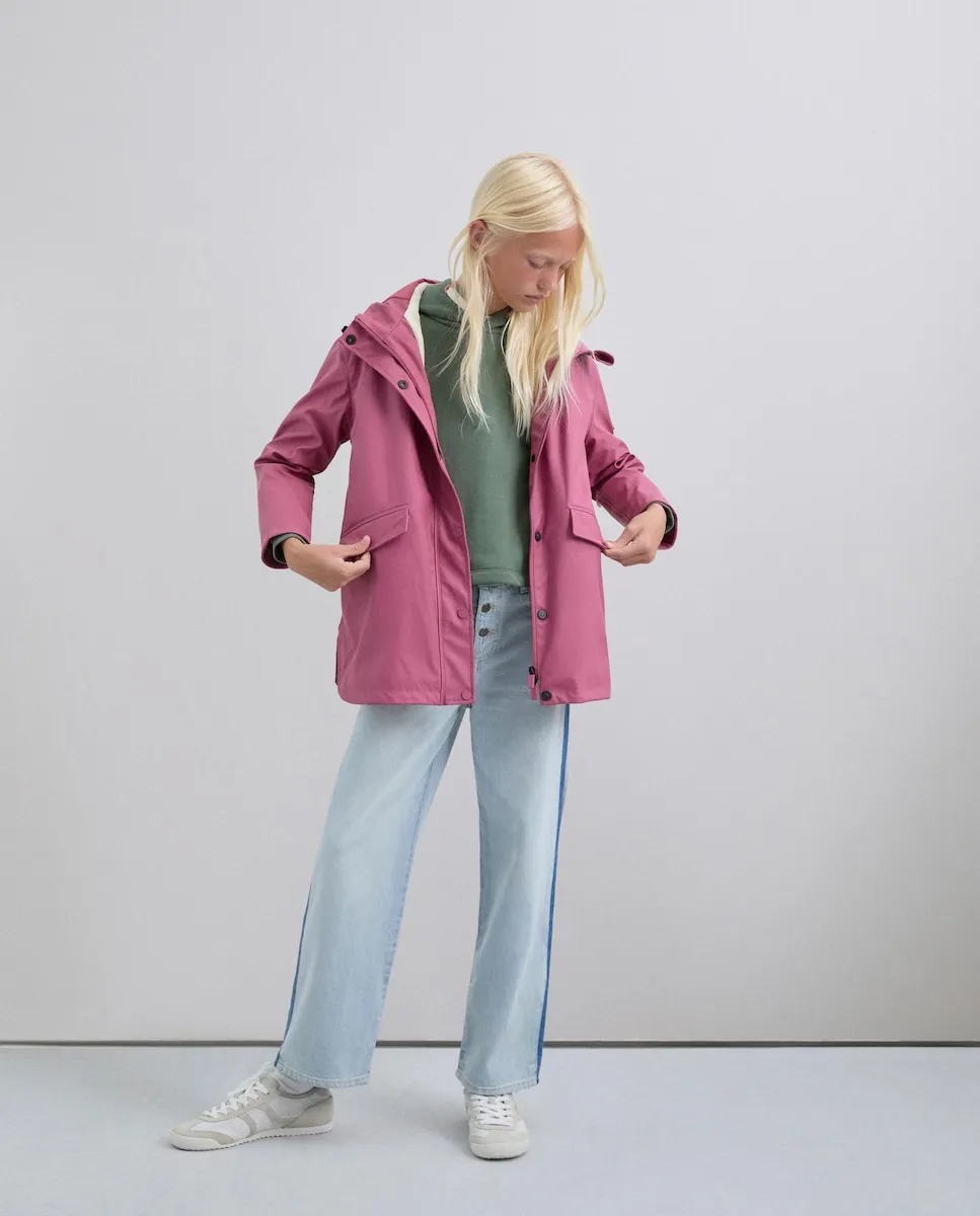 Водонепроницаемая куртка для девочки с капюшоном Scalpers, розовый
Водонепроницаемая куртка для девочки с капюшоном Scalpers, розовый