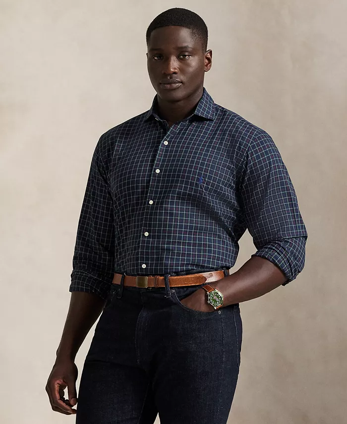 Мужская рубашка B&T с длинным рукавом из вельветовой ткани Polo Ralph Lauren, синий
Мужская рубашка B&T с длинным рукавом из вельветовой ткани Polo Ralph Lauren, синий