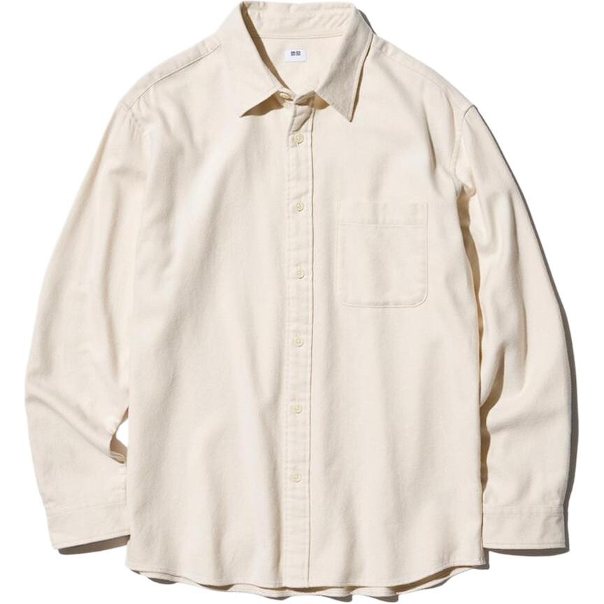 Рубашка мужская молочно-белая Uniqlo, слоновая кость
Рубашка мужская молочно-белая Uniqlo, слоновая кость