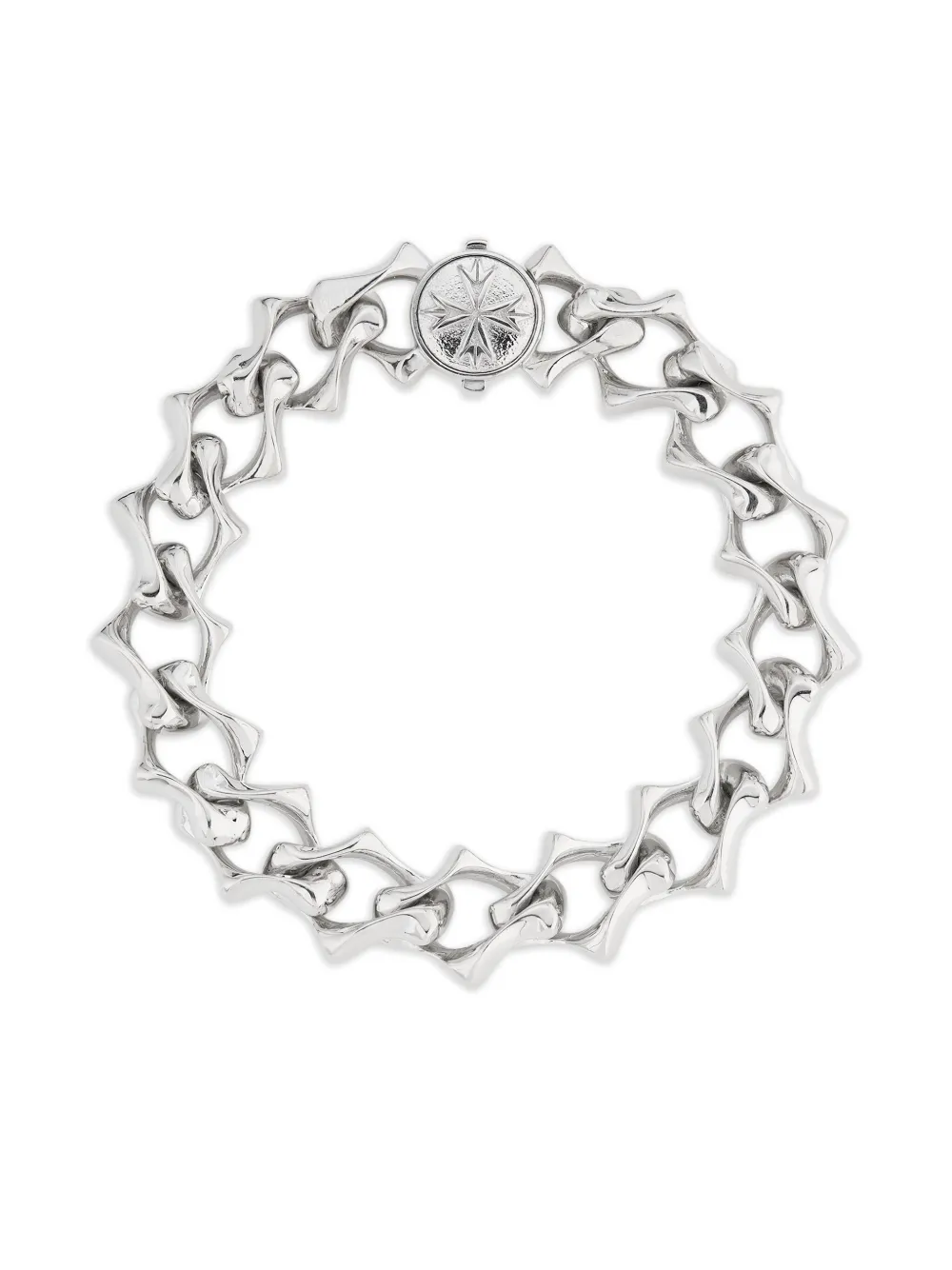 Браслет с логотипом и острой цепью Emanuele Bicocchi, серебристый
Браслет с логотипом и острой цепью Emanuele Bicocchi, серебристый
