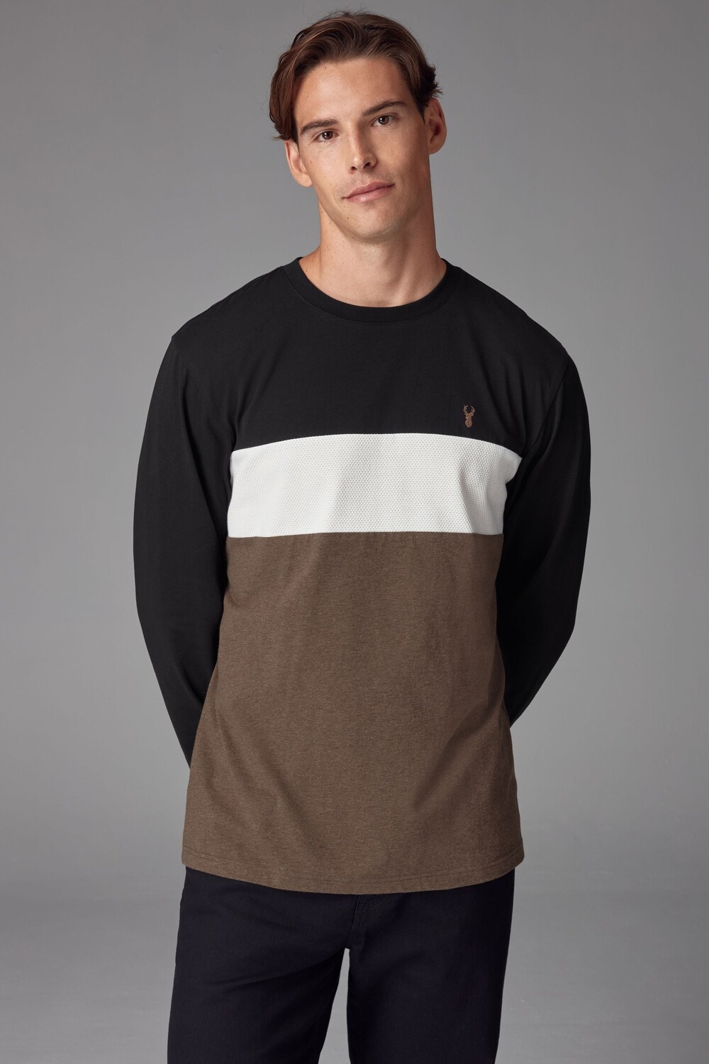 Футболка с длинными рукавами и принтом Next, черный
Футболка с длинными рукавами и принтом Next, черный