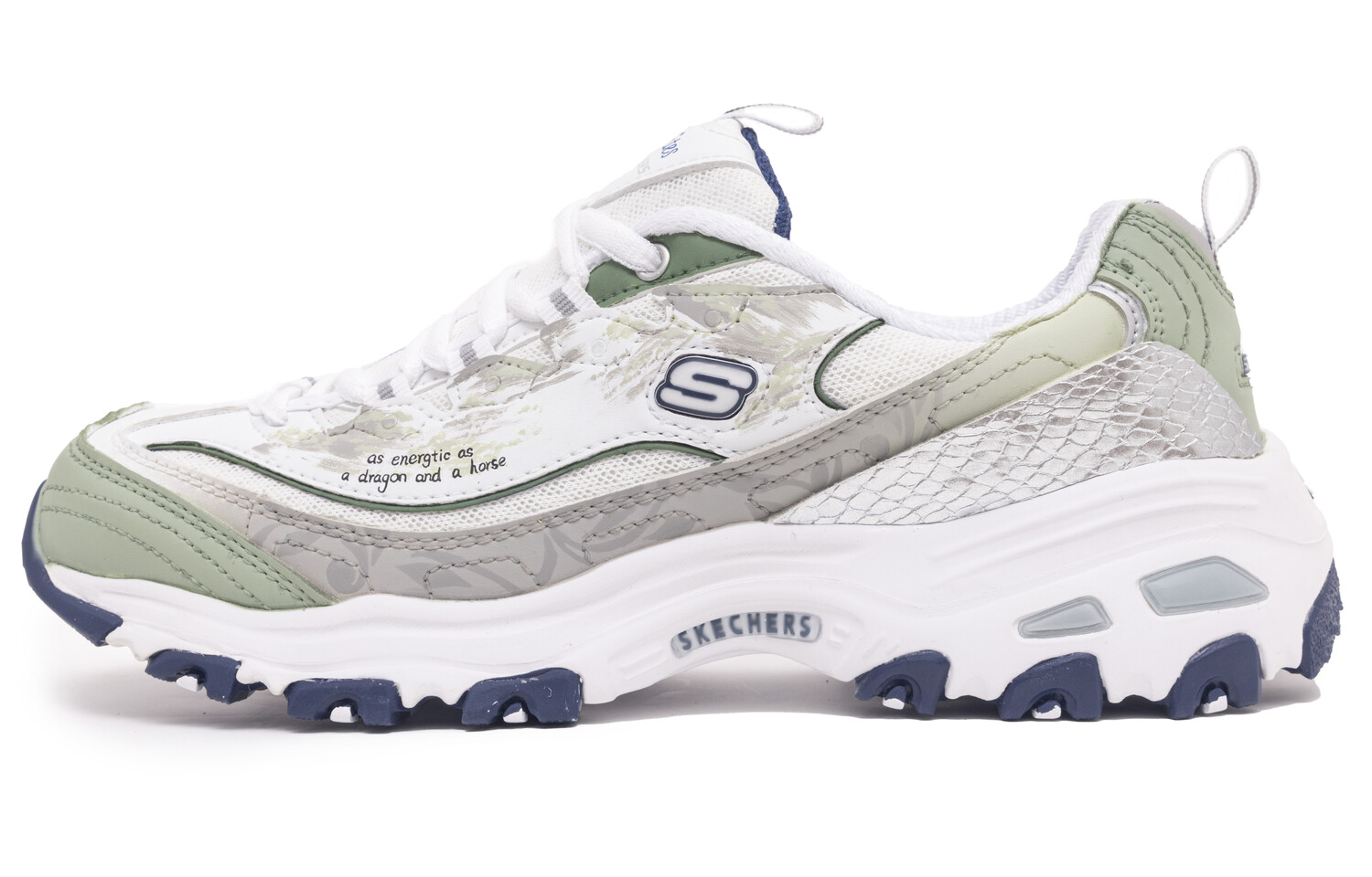 Кроссовки Skechers D"Lites 1.0 Chunky Sneakers Women's Low-top Grey/green, зеленый
Кроссовки Skechers D"Lites 1.0 Chunky Sneakers Women's Low-top Grey/green, зеленый