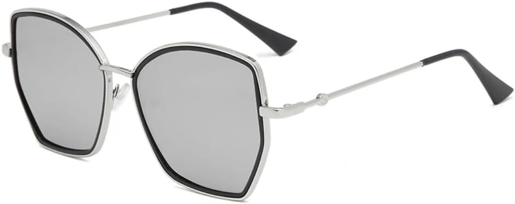 Модные солнцезащитные очки в крупной металлической оправе для женщин и мужчин, роскошные, для активного отдыха, летних путешествий, с защитой от УФ-излучения UV400 TKKTLLT, Black Silver Silver
Модные солнцезащитные очки в крупной металлической оправе для женщин и мужчин, роскошные, для активного отдыха, летних путешествий, с защитой от УФ-излучения UV400 TKKTLLT, Black Silver Silver