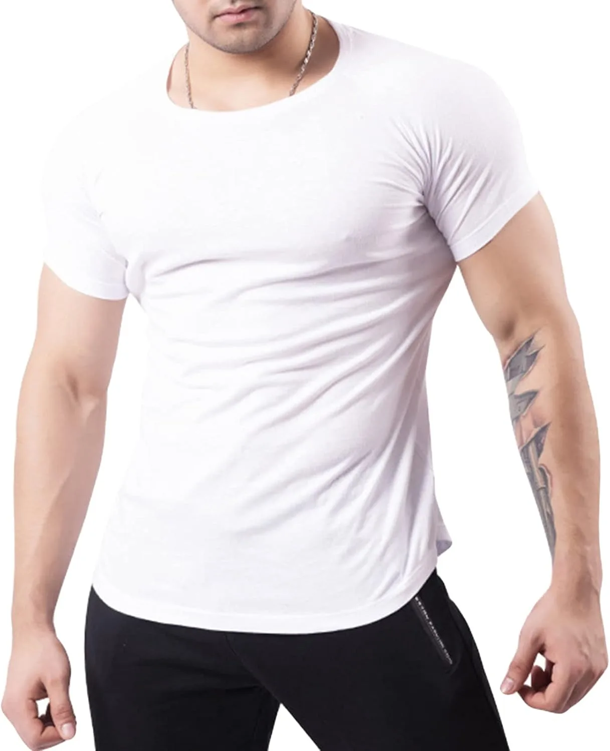 Мужская футболка с круглым вырезом для тренировок JEsilunmaMY
Мужская футболка с круглым вырезом для тренировок JEsilunmaMY