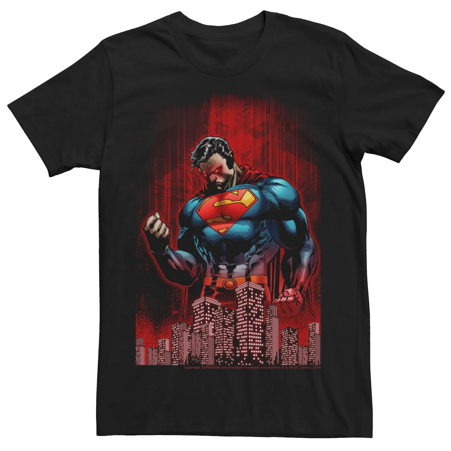 Мужская футболка с изображением комиксов DC Superman Power Flex Skyline и плакатом в стиле комиксов Licensed Character
Мужская футболка с изображением комиксов DC Superman Power Flex Skyline и плакатом в стиле комиксов Licensed Character