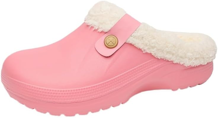 Уютные тапочки FmShi больших размеров, противоскользящие, без шнурков, для дома, зимняя обувь для мужчин, сабо с пушистой подкладкой для любителей, белый/розовый
Уютные тапочки FmShi больших размеров, противоскользящие, без шнурков, для дома, зимняя обувь для мужчин, сабо с пушистой подкладкой для любителей, белый/розовый