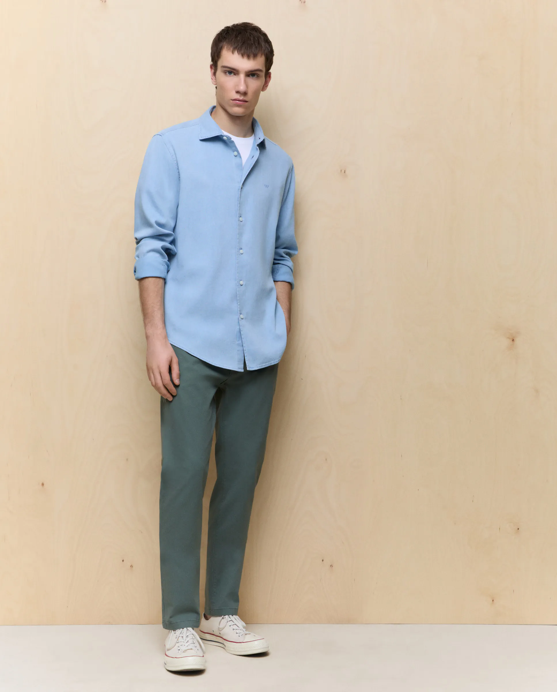 Мужские брюки пять карманов slim bi-stretch Easy Wear, зеленый
Мужские брюки пять карманов slim bi-stretch Easy Wear, зеленый