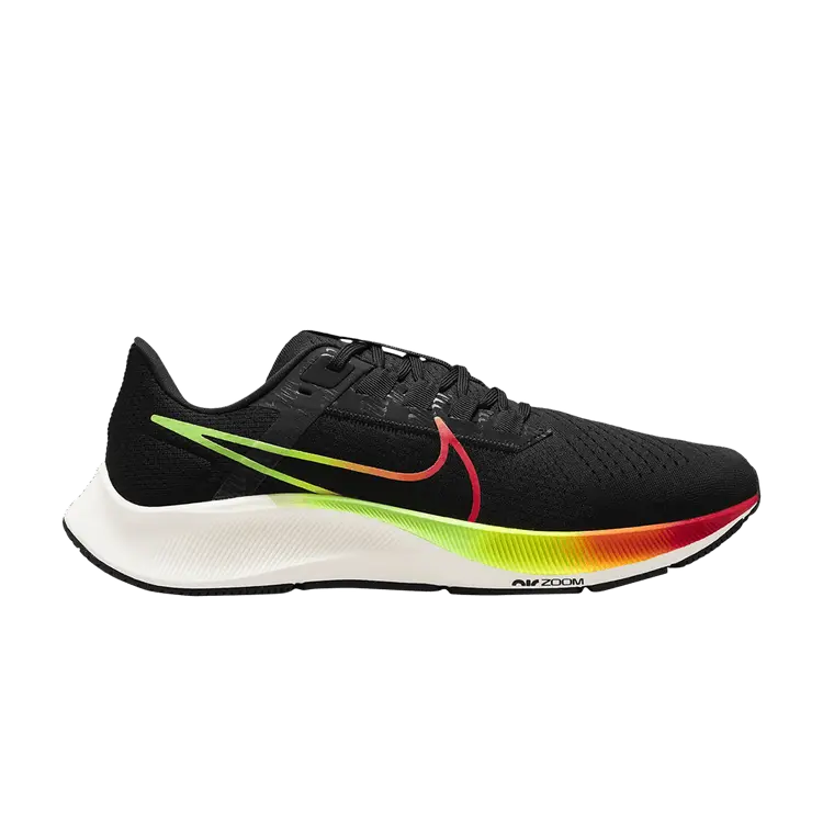 Кроссовки Nike Air Zoom Pegasus 38 'Black Orange Volt', черный 
Кроссовки Nike Air Zoom Pegasus 38 'Black Orange Volt', черный