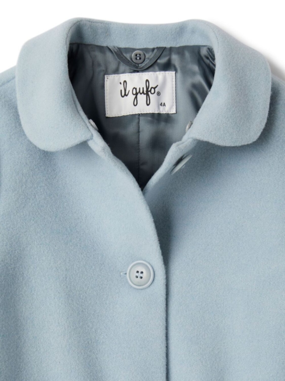 Il Gufo однобортное пальто, синий
Il Gufo однобортное пальто, синий