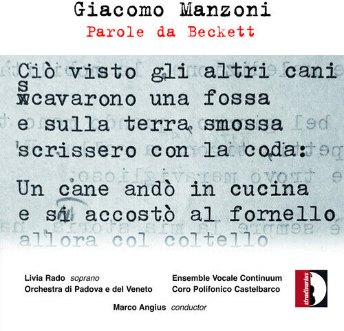 CD диск Manzoni / Rado / Ensemble Vocale Continuum: Parole Da Beckett
CD диск Manzoni / Rado / Ensemble Vocale Continuum: Parole Da Beckett