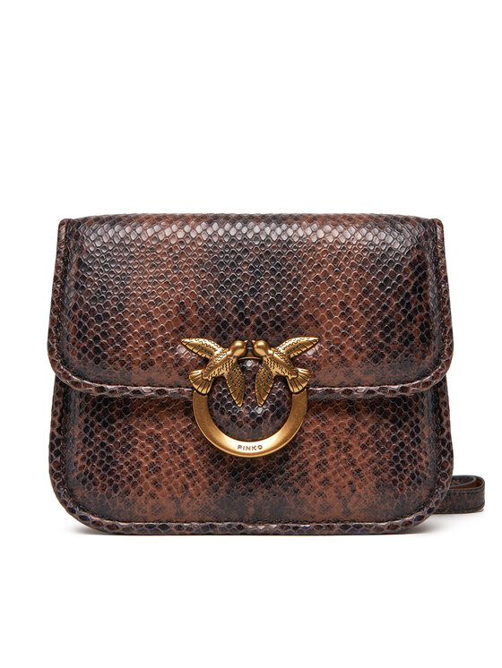 Сумочка Love Box Bag Fl Mini PE 25 PLTT 104297 A2CH Pinko, коричневый 
Сумочка Love Box Bag Fl Mini PE 25 PLTT 104297 A2CH Pinko, коричневый