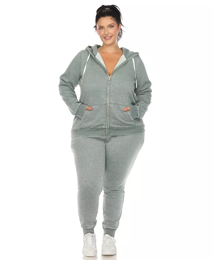 Спортивный комплект Burnout размера плюс White Mark, зеленый
Спортивный комплект Burnout размера плюс White Mark, зеленый