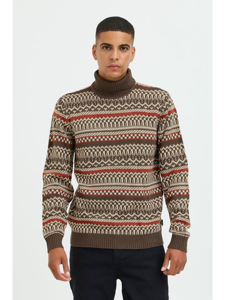 Пуловер BLEND Strick, коричневый 
Пуловер BLEND Strick, коричневый