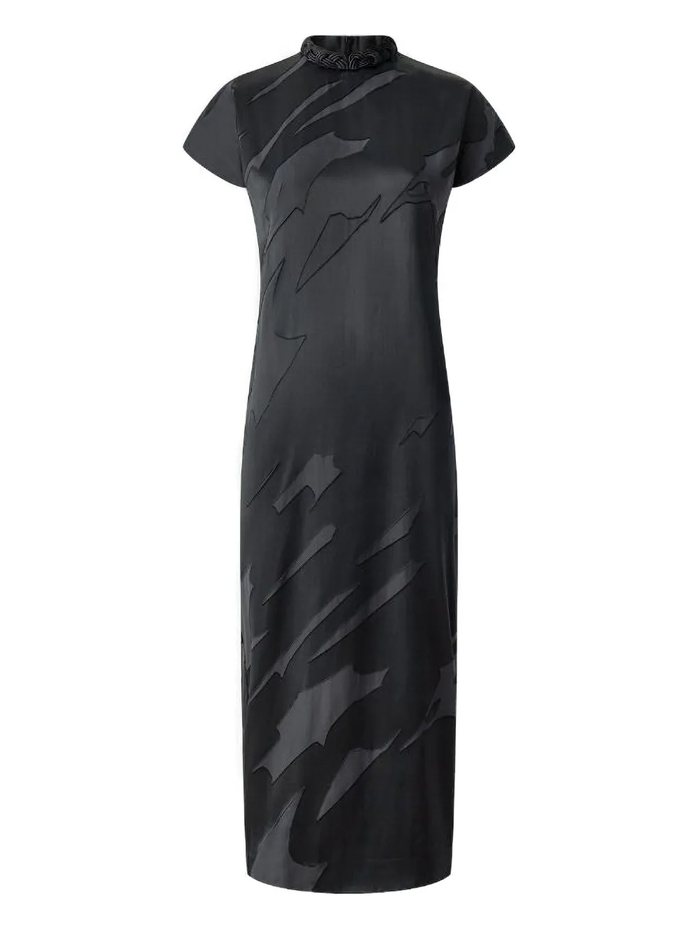 Платье с жаккардовым узором и плетеным воротником Shanghai Tang, синий
Платье с жаккардовым узором и плетеным воротником Shanghai Tang, синий