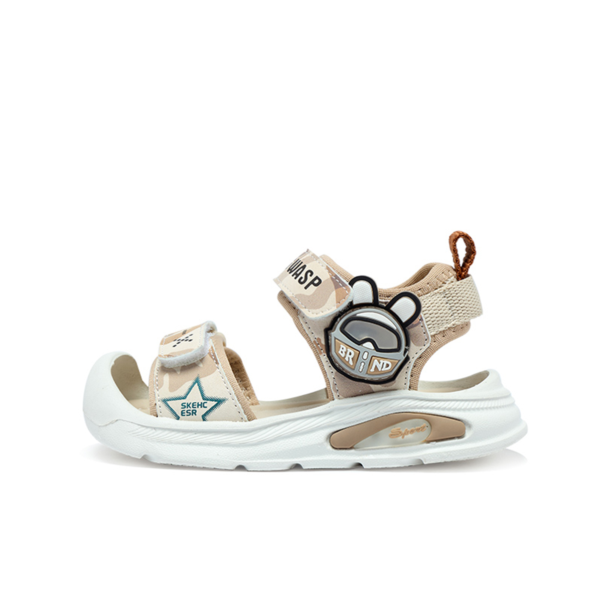 Устойчивые к скольжению, дышащие, легкие, с амортизацией, устойчивые к истиранию, быстросохнущие детские сандалии Kids' BIG WASP, Interstellar Coffee
Устойчивые к скольжению, дышащие, легкие, с амортизацией, устойчивые к истиранию, быстросохнущие детские сандалии Kids' BIG WASP, Interstellar Coffee