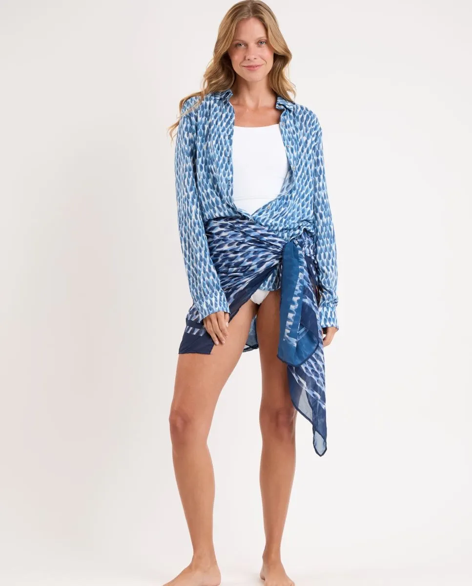 Саронг женский с принтом Río de Sol, синий
Саронг женский с принтом Río de Sol, синий