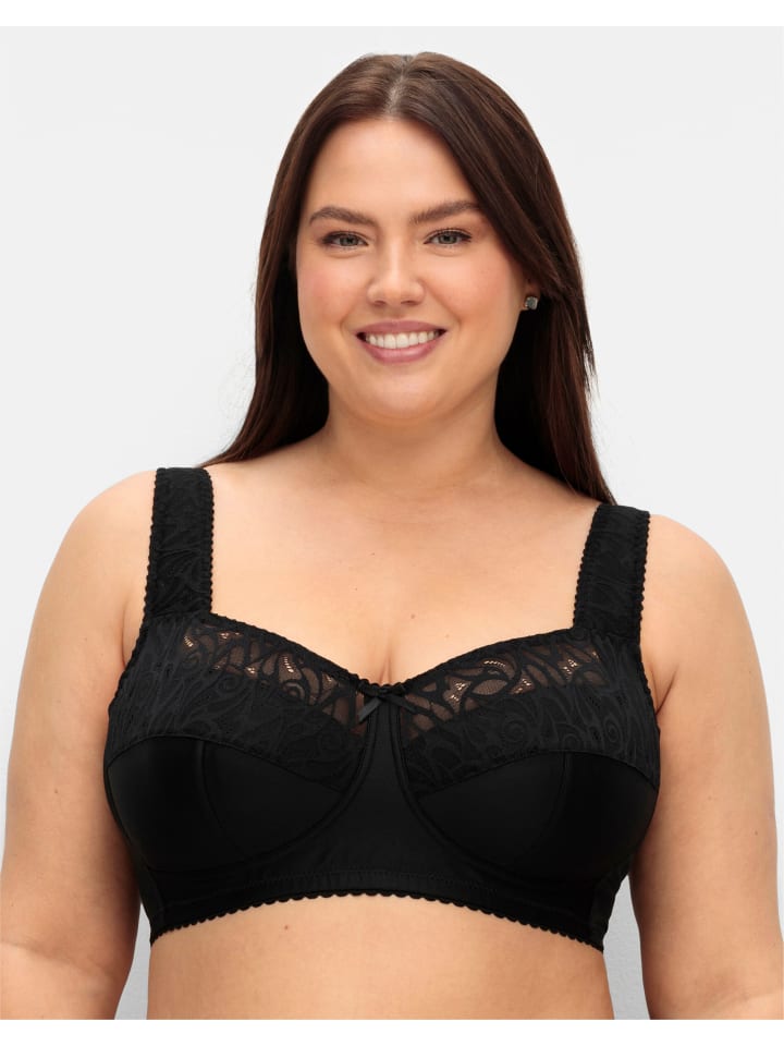 Бюстгальтер без косточек sheego, черный
Бюстгальтер без косточек sheego, черный