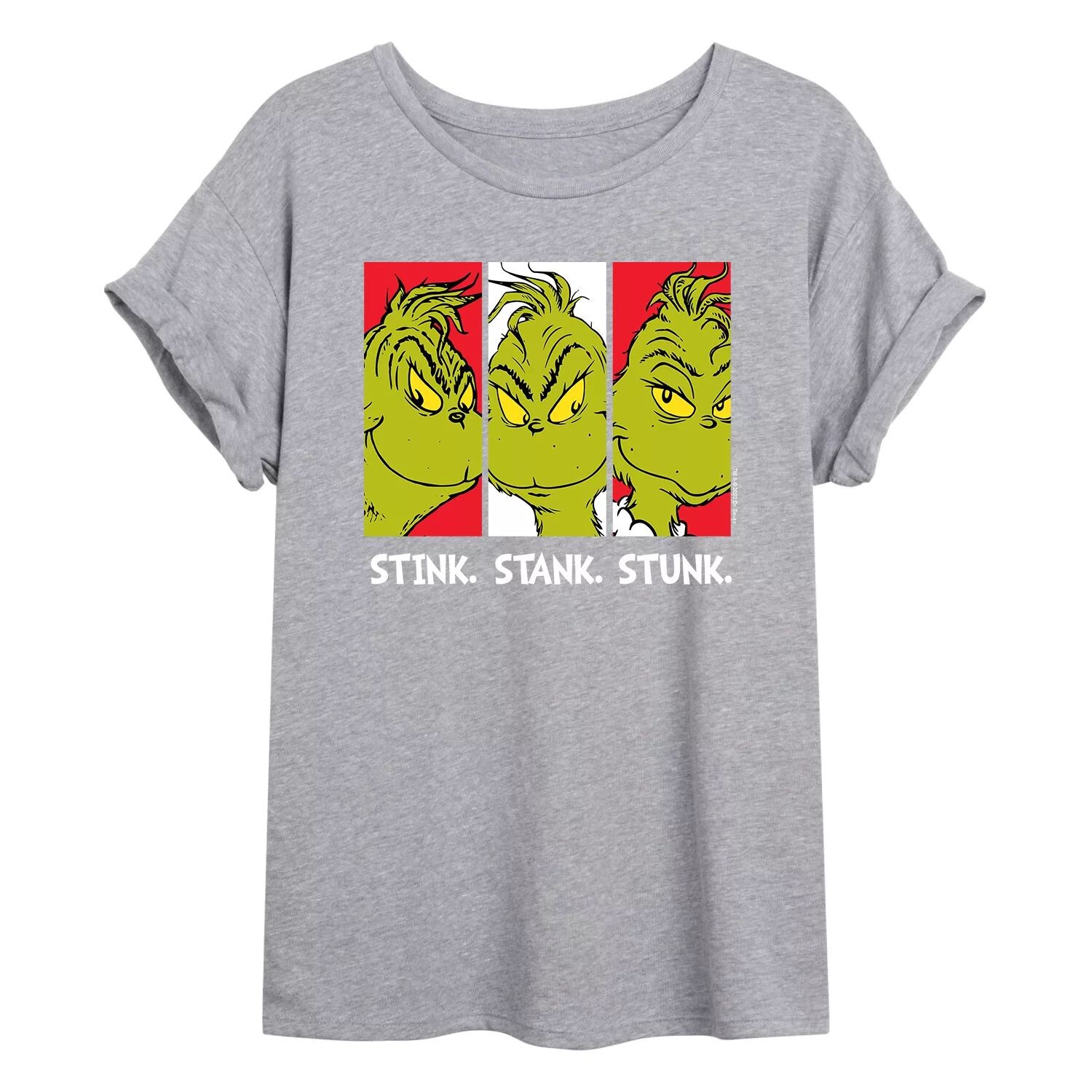 Объемная футболка с рисунком Dr. Seuss Grinch Trio для юниоров Licensed Character 
Объемная футболка с рисунком Dr. Seuss Grinch Trio для юниоров Licensed Character