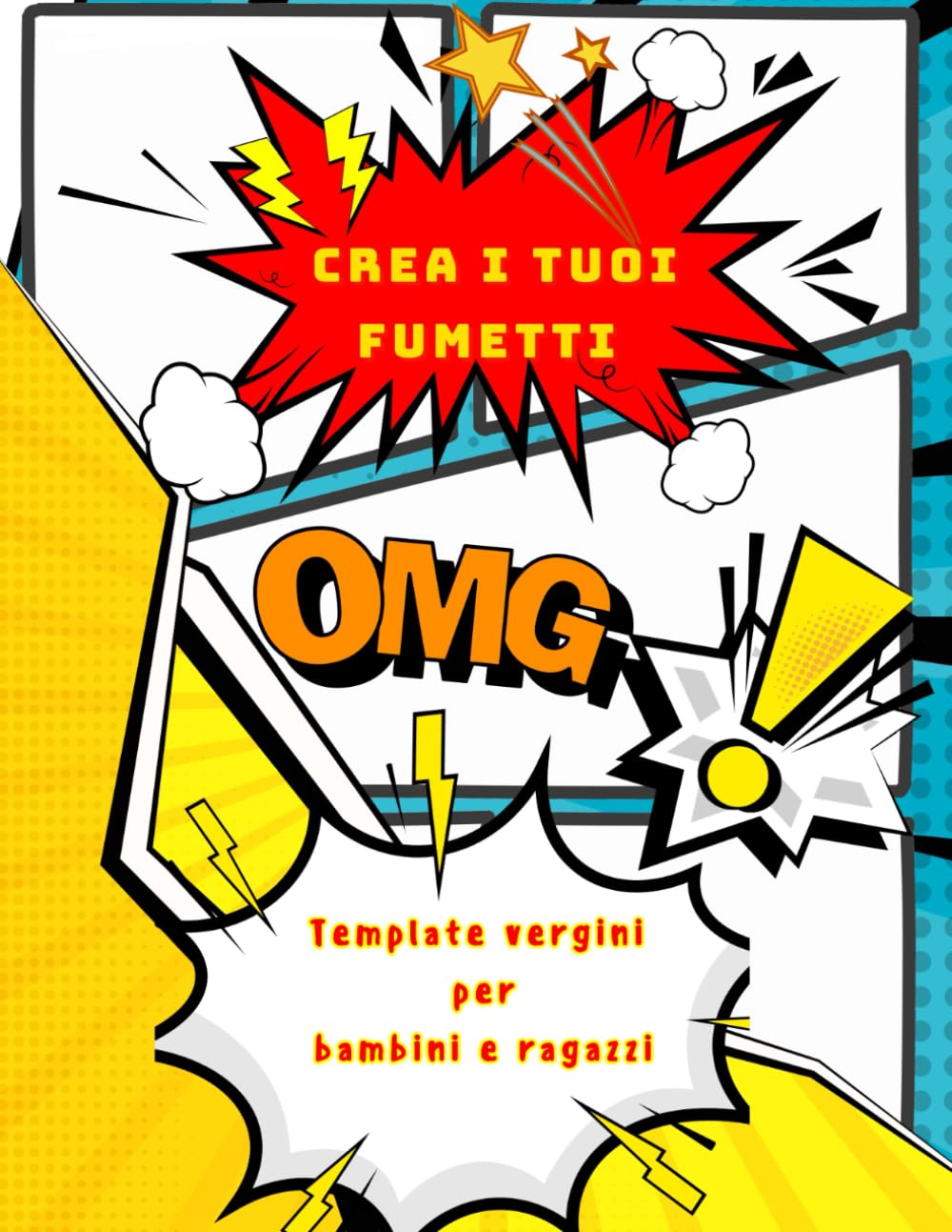 Crea i tuoi fumetti personalizzati: 120 pagine bianche di fumetti per adulti, adolescenti e bambini (Italian Edition) (Independently published)
Crea i tuoi fumetti personalizzati: 120 pagine bianche di fumetti per adulti, adolescenti e bambini (Italian Edition) (Independently published)