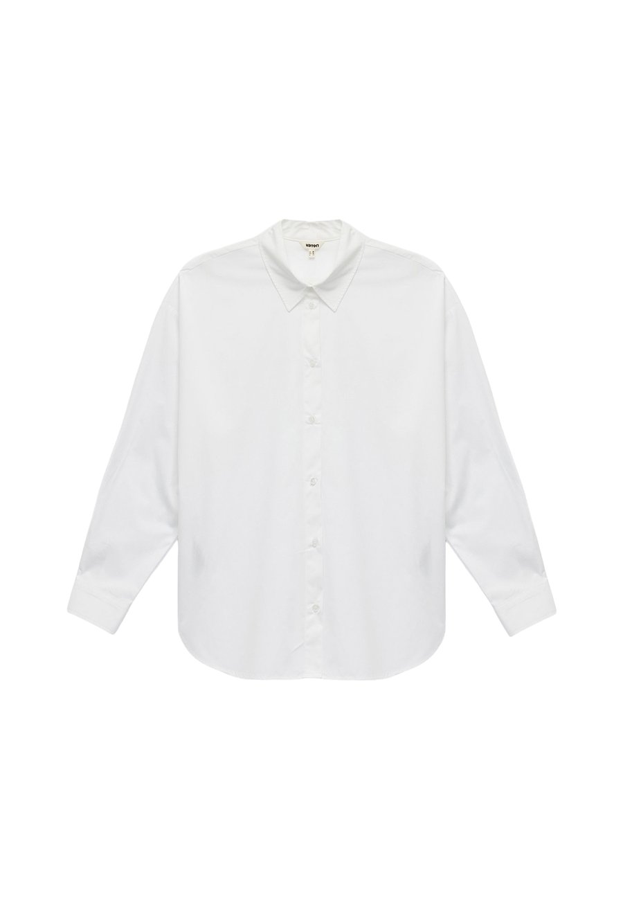 Блуза Koton Button-down blouse, White
Блуза Koton Button-down blouse, White