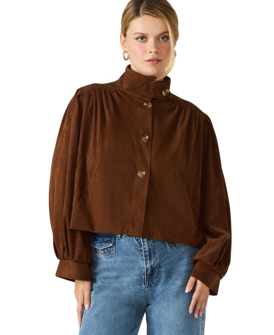 Женская куртка Deirdra из искусственной замши с высоким воротником Steve Madden, Pecan
Женская куртка Deirdra из искусственной замши с высоким воротником Steve Madden, Pecan