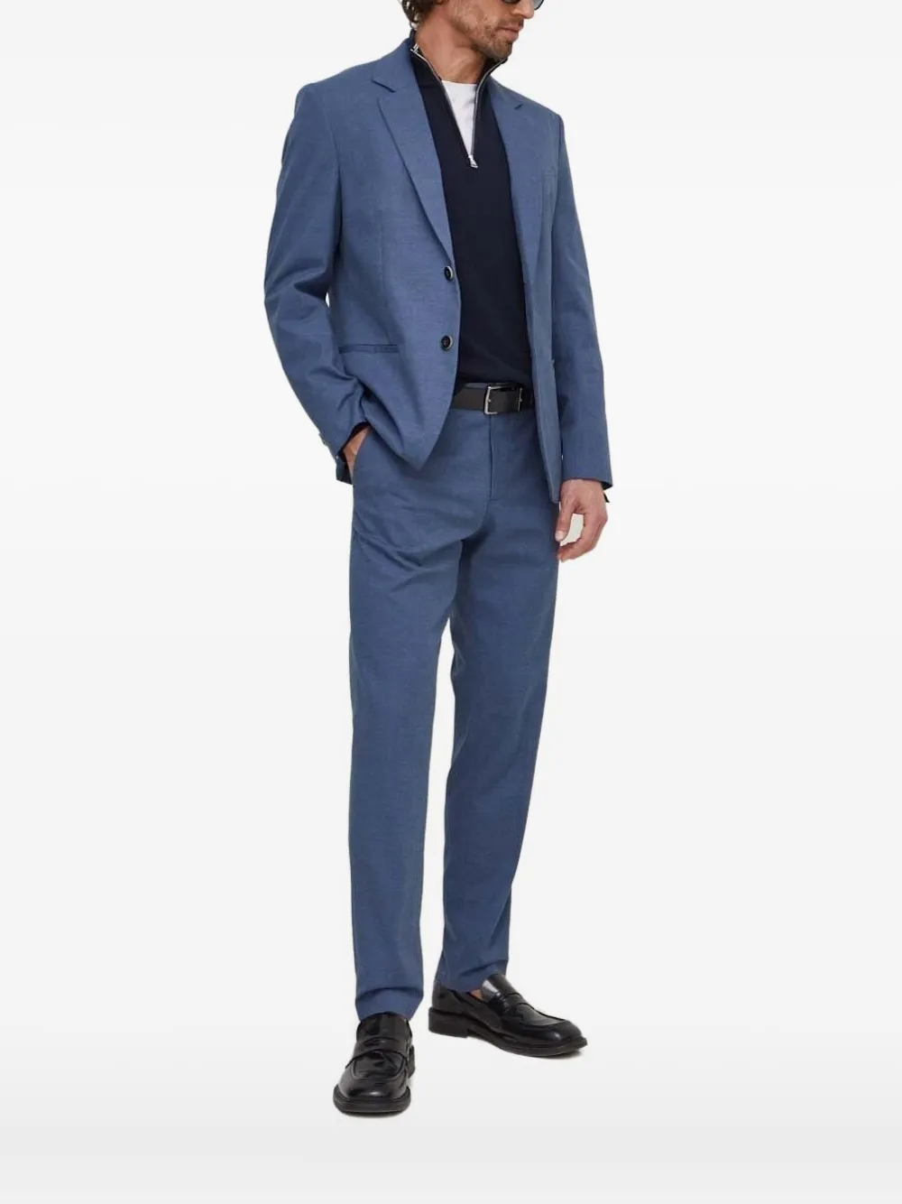 Фактурный свитер с полумолнией Gant, синий
Фактурный свитер с полумолнией Gant, синий