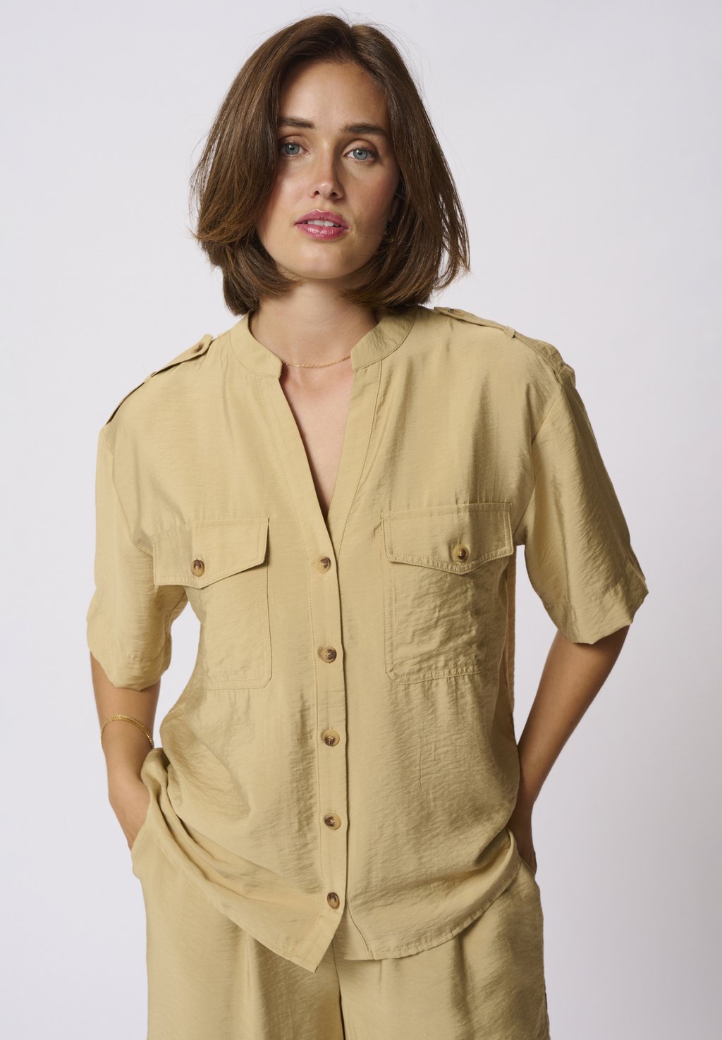 Блуза Kaffe, коричневый
Блуза Kaffe, коричневый