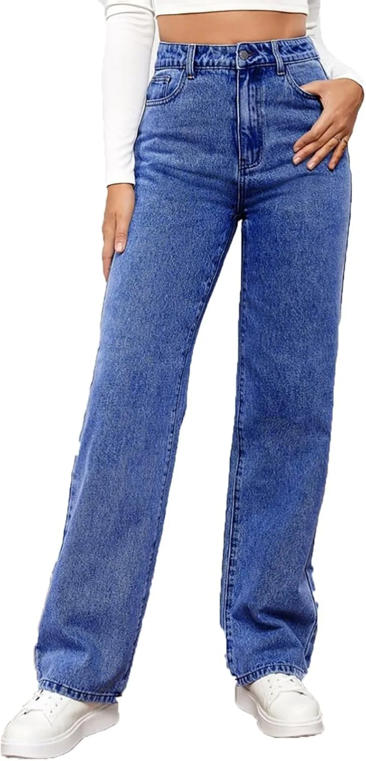 Женские джинсы прямого кроя с эффектом контроля живота, высокие и эластичные HBDHEJL
Женские джинсы прямого кроя с эффектом контроля живота, высокие и эластичные HBDHEJL