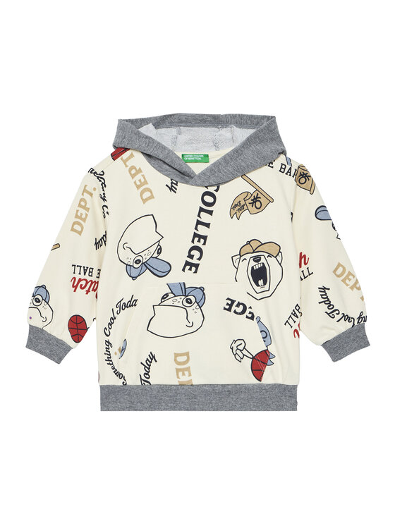 Свитшот relaxed fit 3X7YG2017 United Colors Of Benetton, бежевый
Свитшот relaxed fit 3X7YG2017 United Colors Of Benetton, бежевый