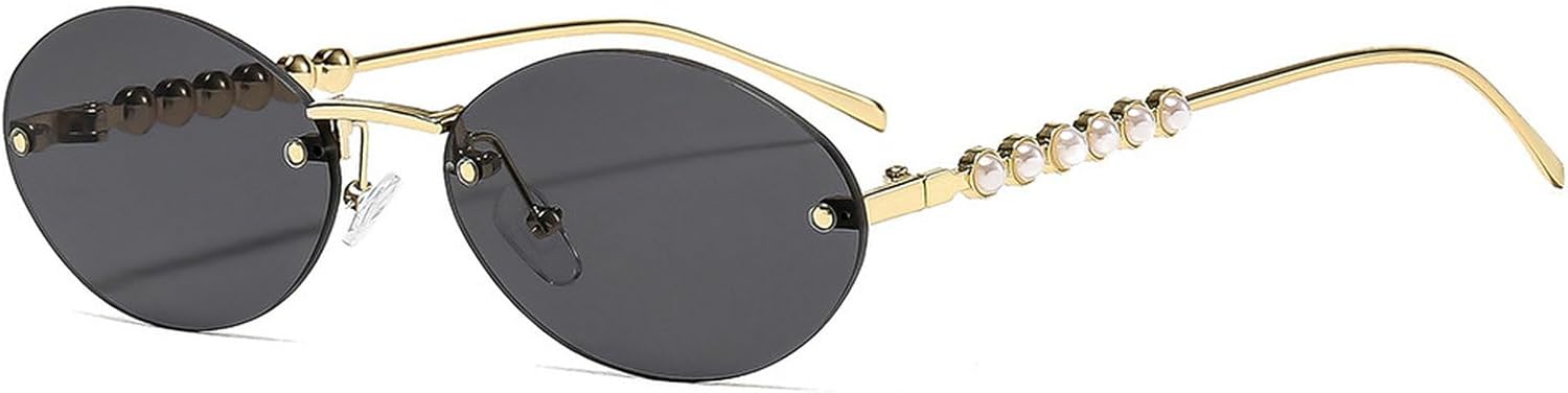 Овальные солнцезащитные очки для женщин, модные, в маленькой оправе, роскошные, жемчужного цвета, стильные женские очки без оправы, защита от УФ-излучения UV400 mincl, C6
Овальные солнцезащитные очки для женщин, модные, в маленькой оправе, роскошные, жемчужного цвета, стильные женские очки без оправы, защита от УФ-излучения UV400 mincl, C6